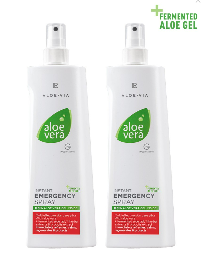 Aloe Vera Instant Emergency Spray, 2er-Pack