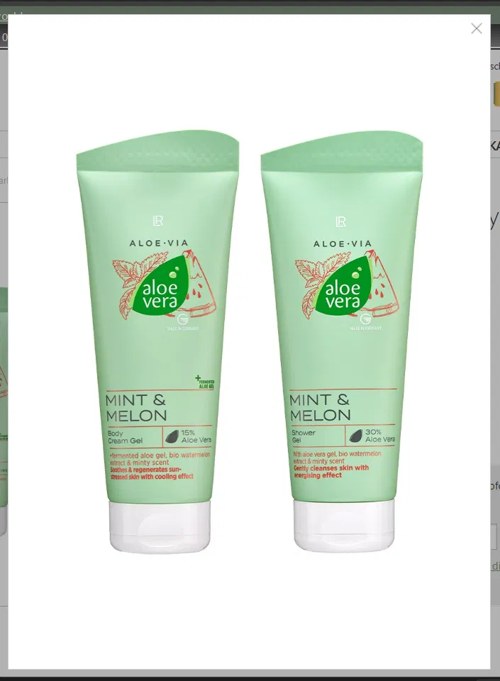 Aloe Vera Mint & Melon Body Set