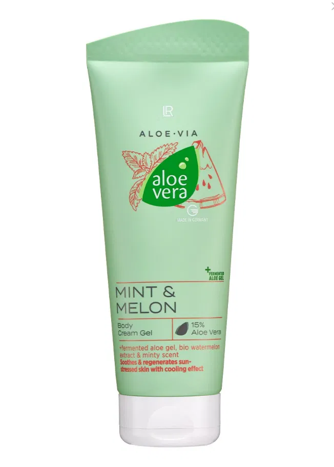 Aloe Vera Mint & Melon Body Cream-Gel